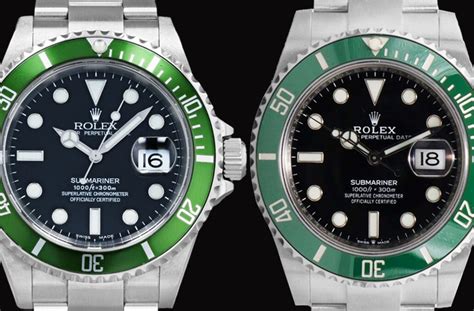 unterschied rolex kermit und starbucks|rolex starbucks bezel colors.